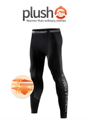 Men's Thermal Compression Pants for Sports and Running