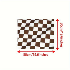 10pcs Checkerboard Style Fabric Colorful Mosaic Plaid Cotton Printed Fabric