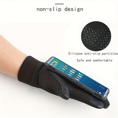 Men's Winter Cycling Gloves Touch Screen Windproof Warm Outdoor Activities Plus