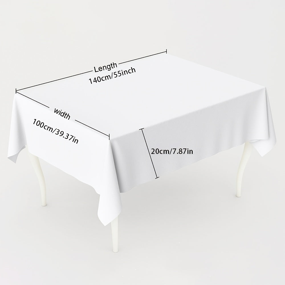 Polyester Tablecloth for Dining Buffet Party Camping