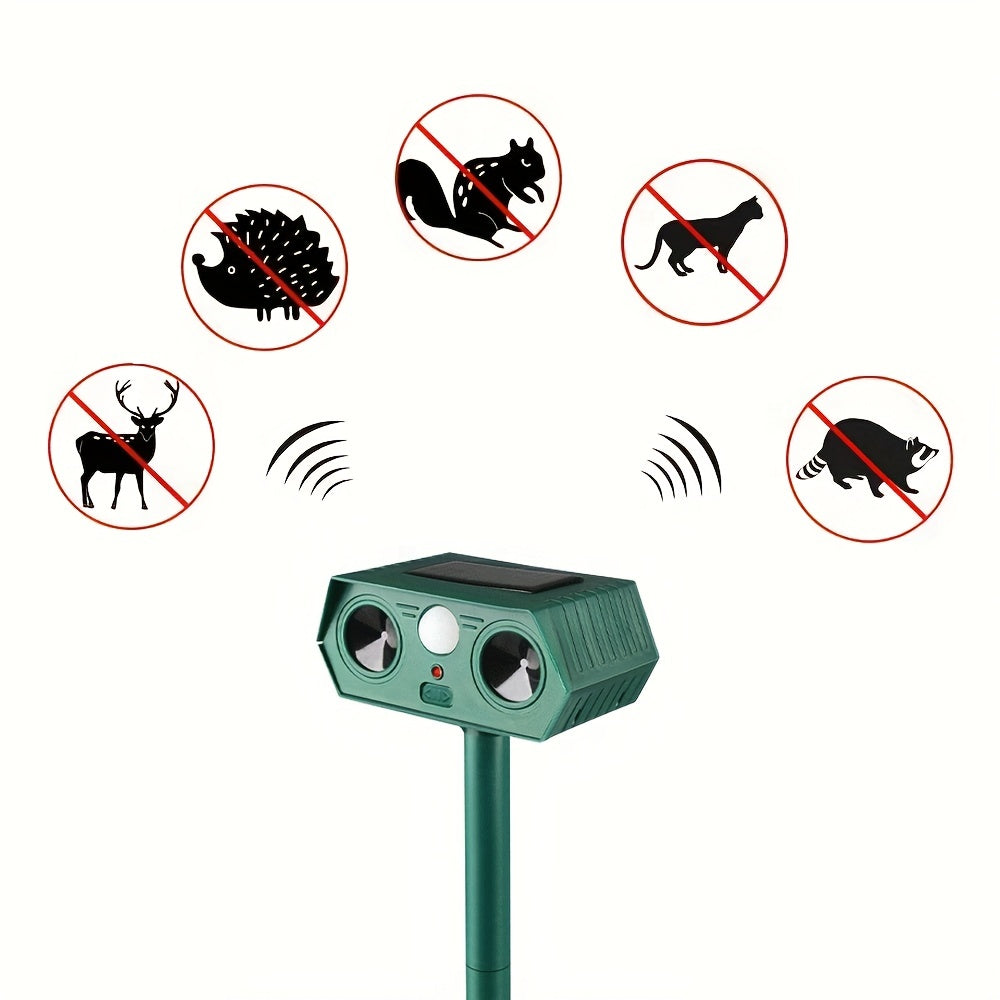 Ultrasonic Solar Rat Repellent Outdoor Motion Sensor