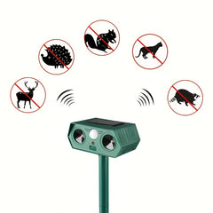 Ultrasonic Solar Rat Repellent Outdoor Motion Sensor