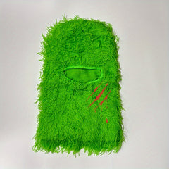 Y2K Embroidered Balaclava Full Ski Mask Knitted Camo Headwear Unisex