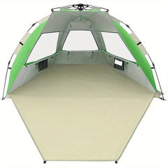Portable Beach Tent with Windproof Design and Accessories for Outdoor Adventures