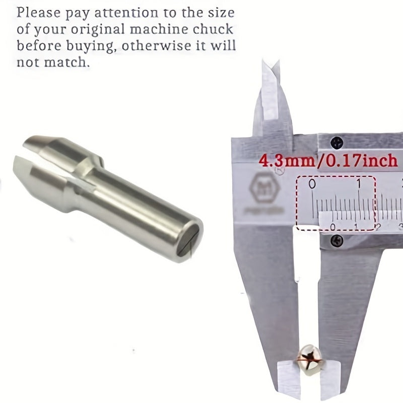 10pc Rotary Collet Set Clamping Nut For Rotary Tool Collet 1mm-3.2mm