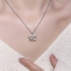 Heart And Arrow Necklace For Women Titanium Steel Necklace