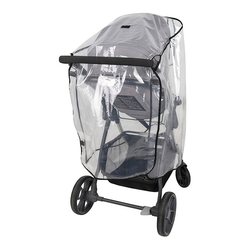 Universal Stroller Rain Cover Waterproof Windproof Dustproof & Snow Proof