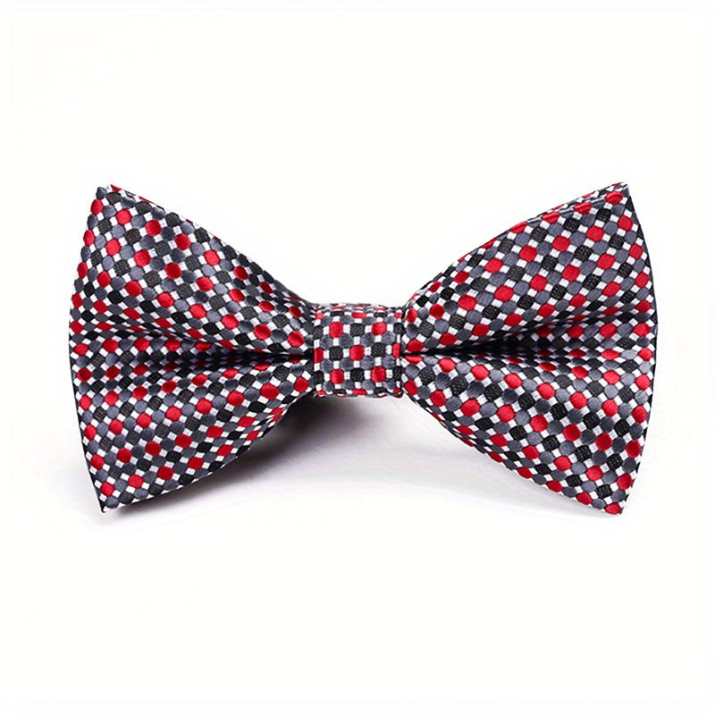 Men's Jacquard Bow Tie Casual Silk Bow Tie