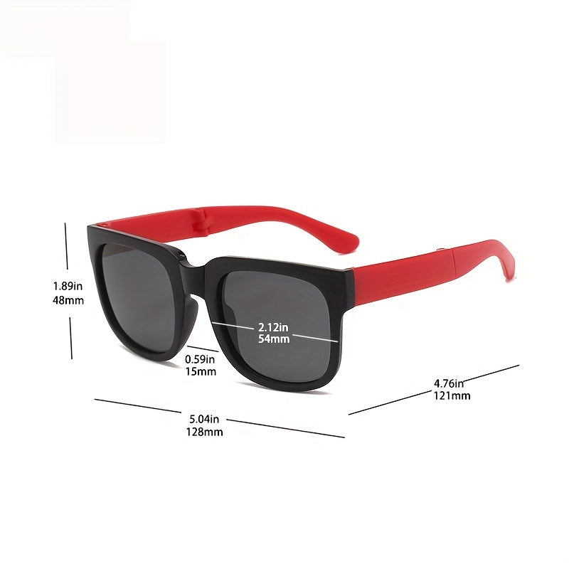 Kids Square Foldable Sunglasses UV400 Sun Shades
