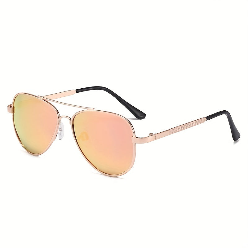 Polarized Metal Sunglasses for Kids Outdoor Sports Sunshade