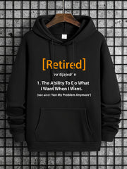 Men's Hooded Sweatshirt for Autumn Winter