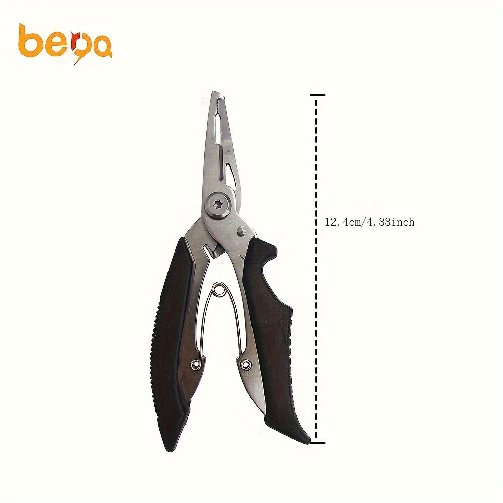 Red Stainless Steel Fishing Pliers Line Cutter