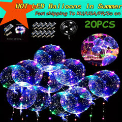 10pcs LED Luminous Balloons Wedding Party Christmas Decoration