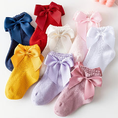 Toddler Girls Socks Bow Princess Socks