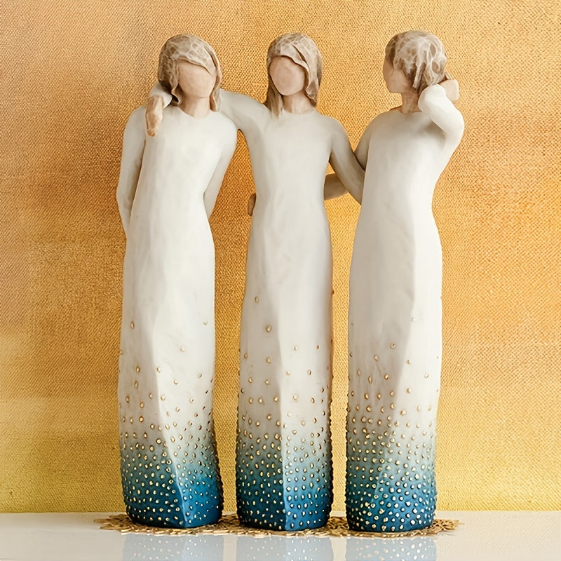 Three Sisters Resin Craft Ornaments - Christmas Thanksgiving Decoration
