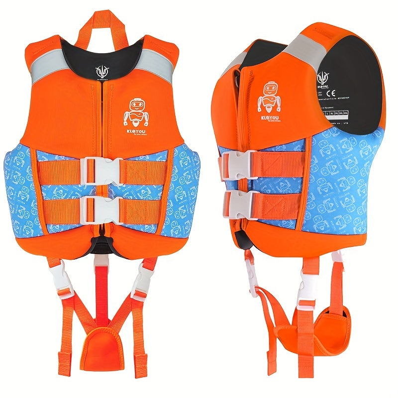 Neoprene Life Jacket For Kids Buoyancy Life Vest Boys Girls Diving Flotation