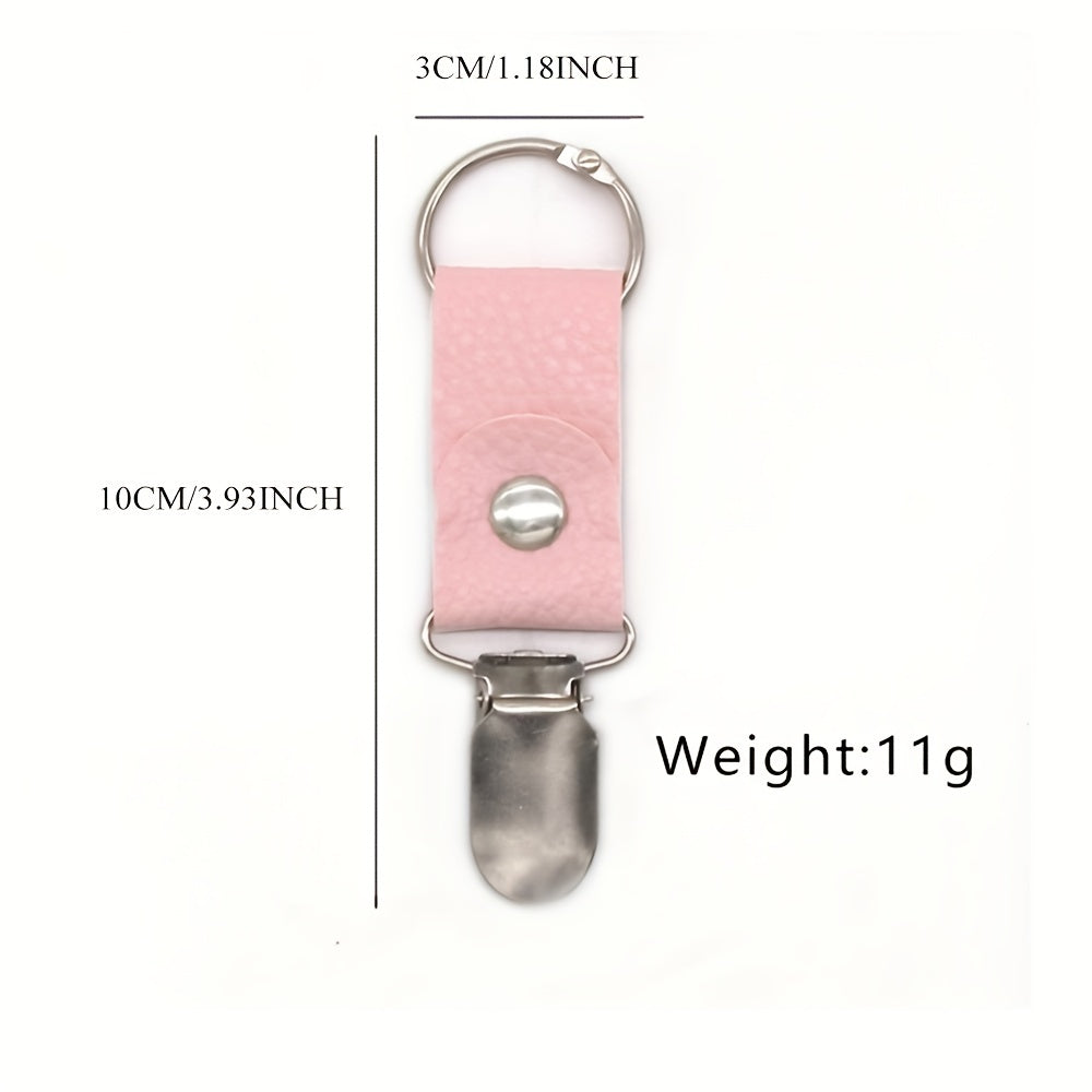 1pc Travel Hat Clip PU Hat Clip For Shoulder Bag Solid Travel Accessories