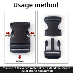 4pcs Side Quick Release Buckle for Bracelets Backpack Gear