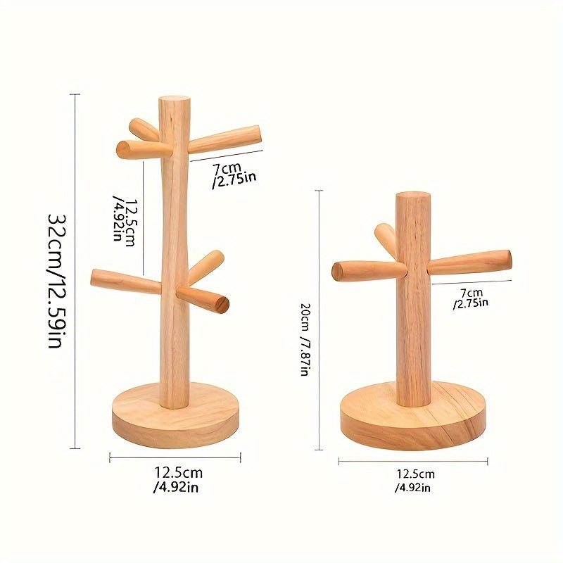 Wooden Cup Rack Kitchen Shelf Two Sizes