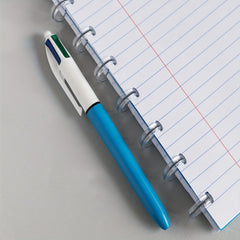 Stylish 4 Ballpoint Pens 1.0mm 4 Colors In 1 Set