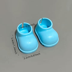 Delicate 1 3 inch Doll Shoes for LABUBU Doll - Dressing Props, Birthday Gift