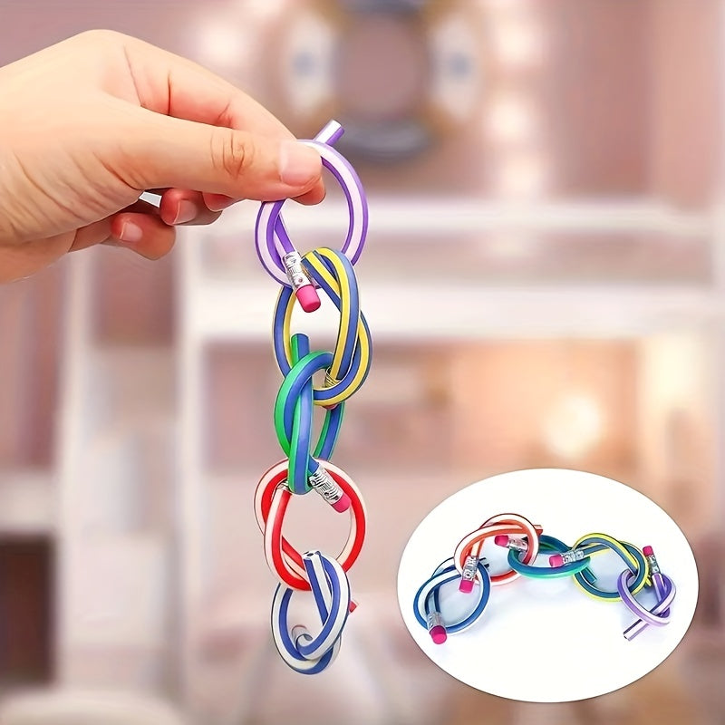 20pcs Bendable Pencils Kids Birthday Learning Toys Party Bag Filler