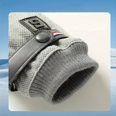 Velvet Thickened Warm Gloves Touch Screen Gloves For Cycling Running