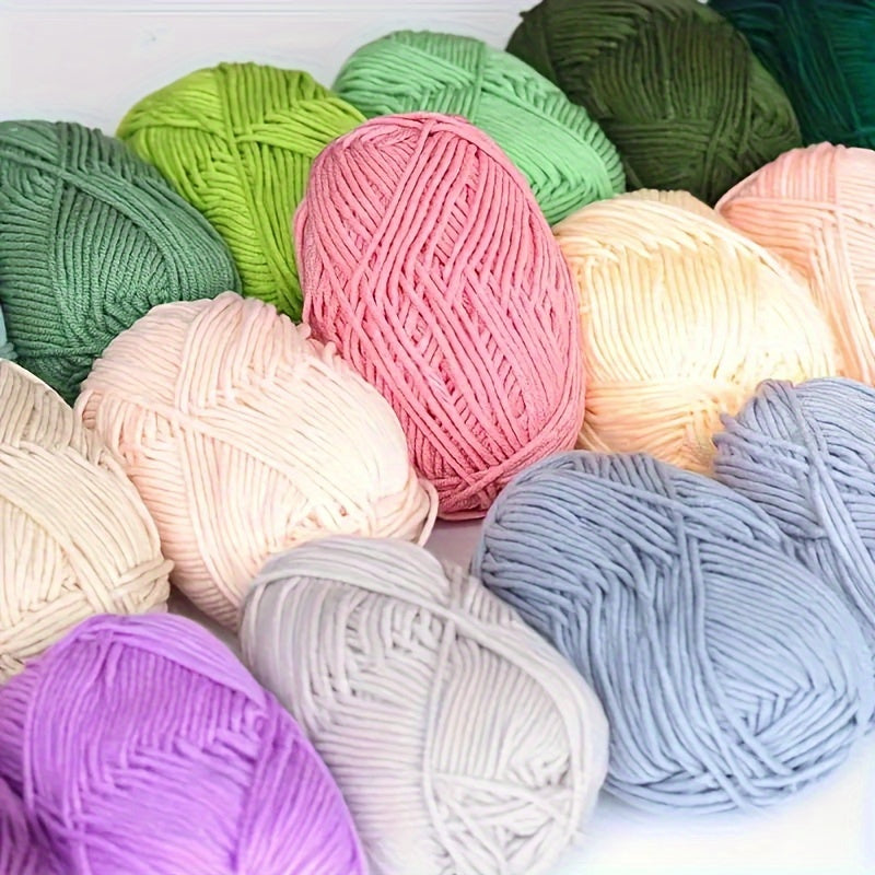 Milk Cotton Yarn for DIY Knitting/Crocheting 5ply