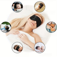 Adjustable Breathable Sleep Eye Mask Blackout for Travel Sleep Nap Yoga