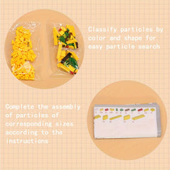 Food Building Blocks Assembly Puzzle Toy Birthday