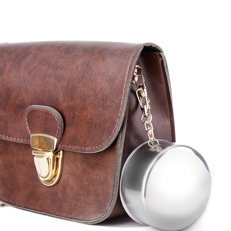 250ml Portable Stainless Steel Water Cup Outdoor Travel Folding Durable