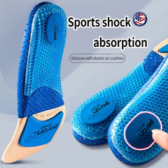 Silicone Elastic Air Cushion Sport Insoles Orthopedic Arch Support Pads