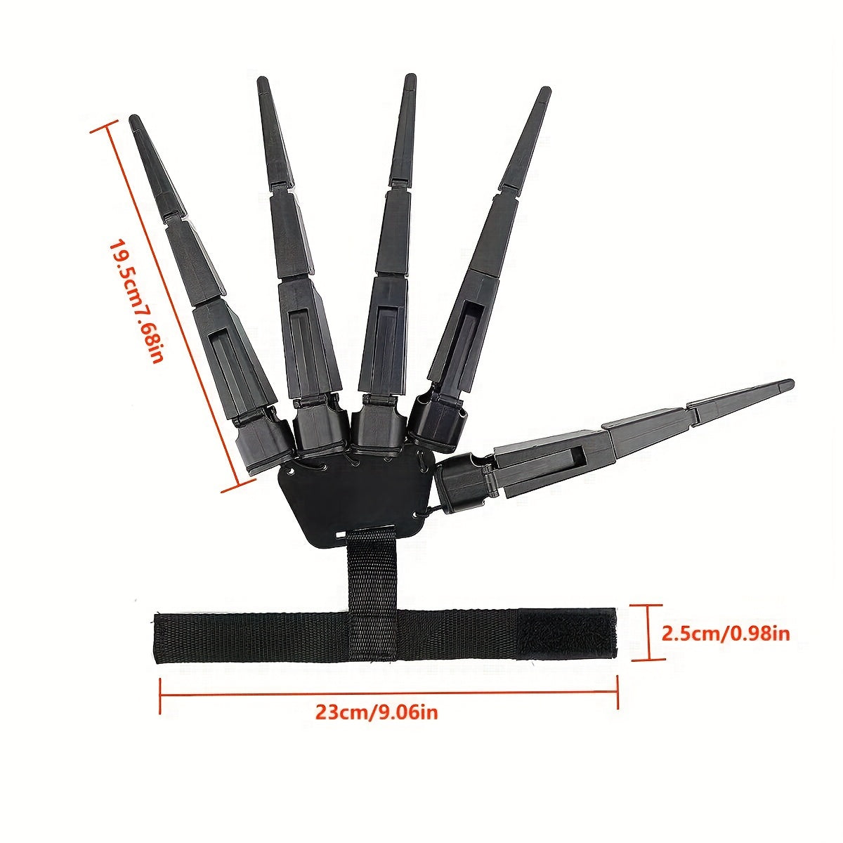 Halloween Articulated Fingers 3D Printed Ghost Character Costume Play