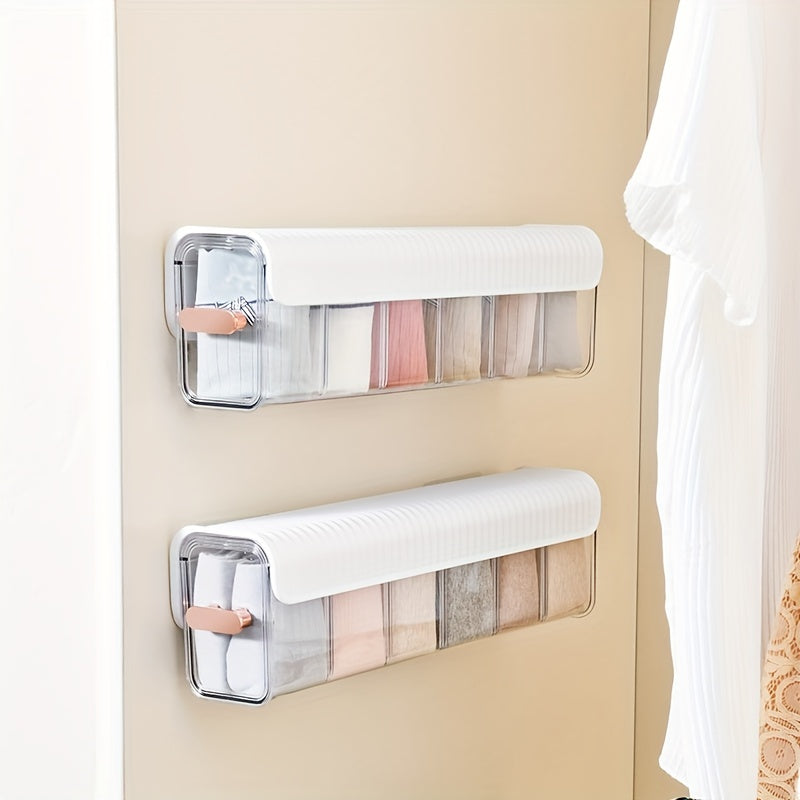 Wall mounted Underwear Storage Box Drawer Type Space saving Closet Organization