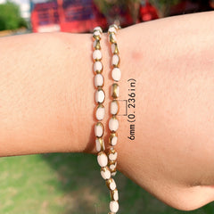 High Golden Crystal Bead Spacer Glass Beads Loose Beads DIY Bracelet