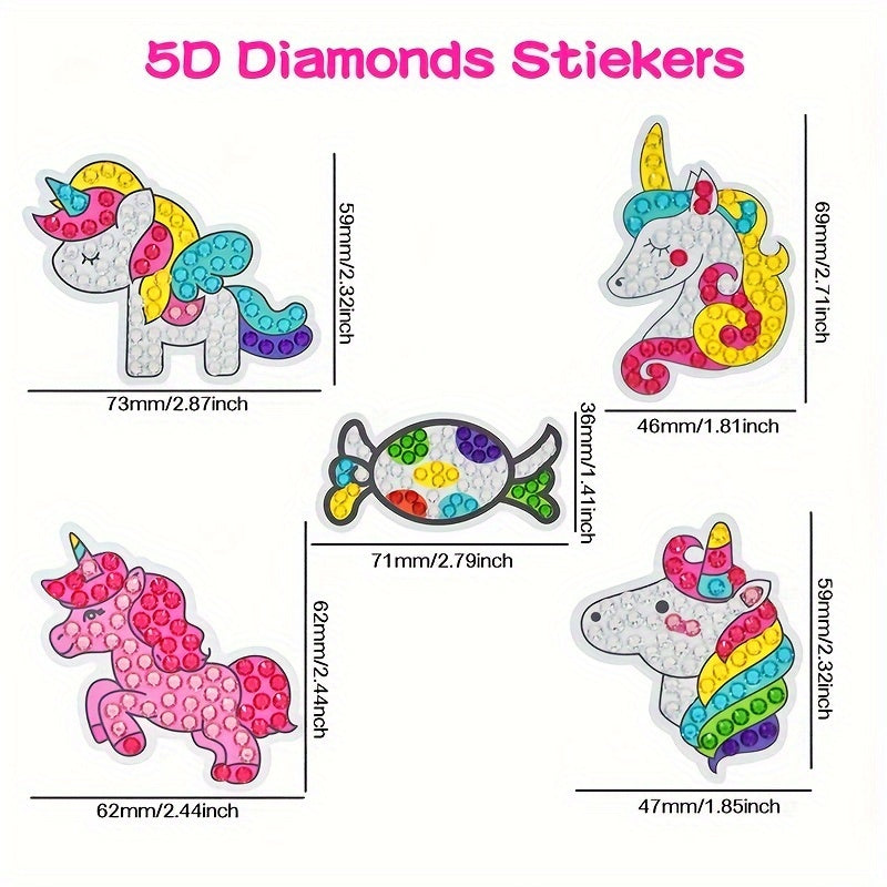 Novelty Diamond Painting Sticker Art Kit