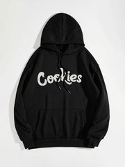 Women's Letter Print Hoodie with Pocket