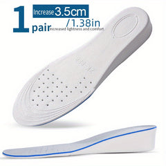 Invisible Height Increase Insoles, 1.5-3 Inch, Unisex, Breathable