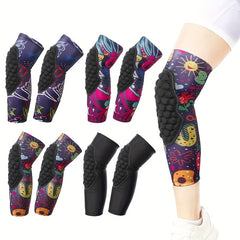 Universal Honeycomb Anti-collision Knee Pads for Outdoor Sports
