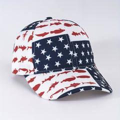 Skull Star Printed Baseball Cap Unisex Lightweight Hip Hop Dad Hat