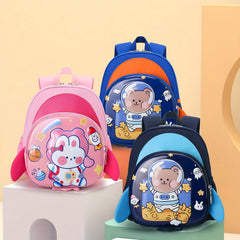 Rocket Shaped Schoolbag with Safety Leash for Kids