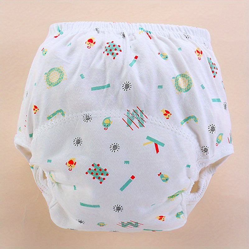 Reusable Infant Training Pants, Washable Cotton Cloth Diapers