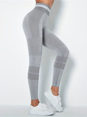 High Waist Sports Leggings For Women Hip Lifting Yoga Pants Elastic Gym Tight