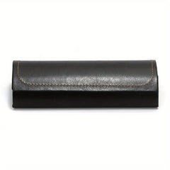 Hard Shell Eyeglass Cases PU Leather Vintage Pattern Glasses Protective