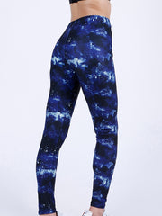 Heart Print Skinny Leggings Casual Stretchy Leggings Women's Clothing