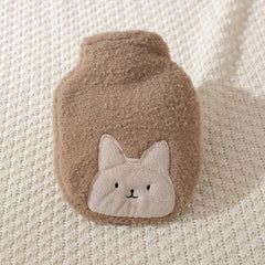 Cartoon Hot Water Bag Plush Cover Hand Warmer Winter Gift
