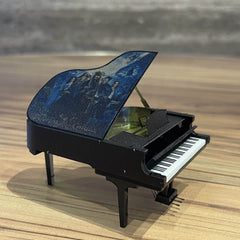 Metal Piano 3D Puzzle DIY Assembly Model Stainless Steel Gift