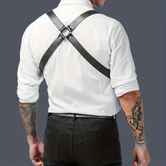 Men's Gothic Leather Suspenders