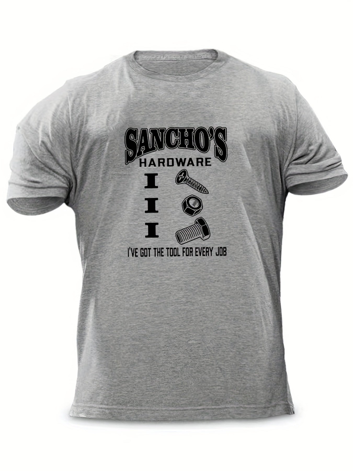 Men's Tool for Every Job Letter Print T-shirt
