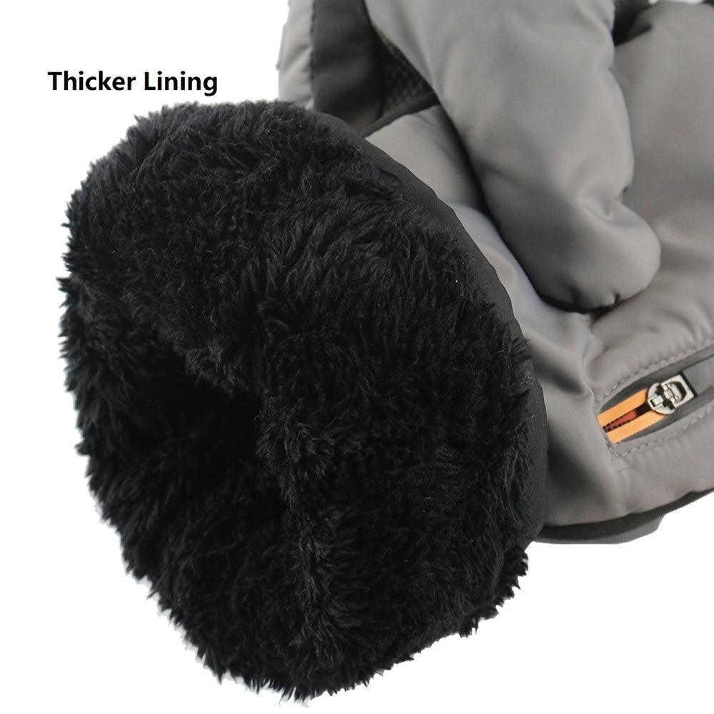 Winter Skiing Gloves Warm Waterproof Non-slip Thickened Outdoor Cycling Skiing